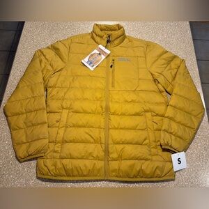 NWT Eddie Bauer Down 650 Packable Puffer Jacket Men’s Small (S) Yellow $129